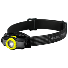 Lanterna de cabeça Ledlenser MH5 400 lúmens cinza/amarelo recarregável